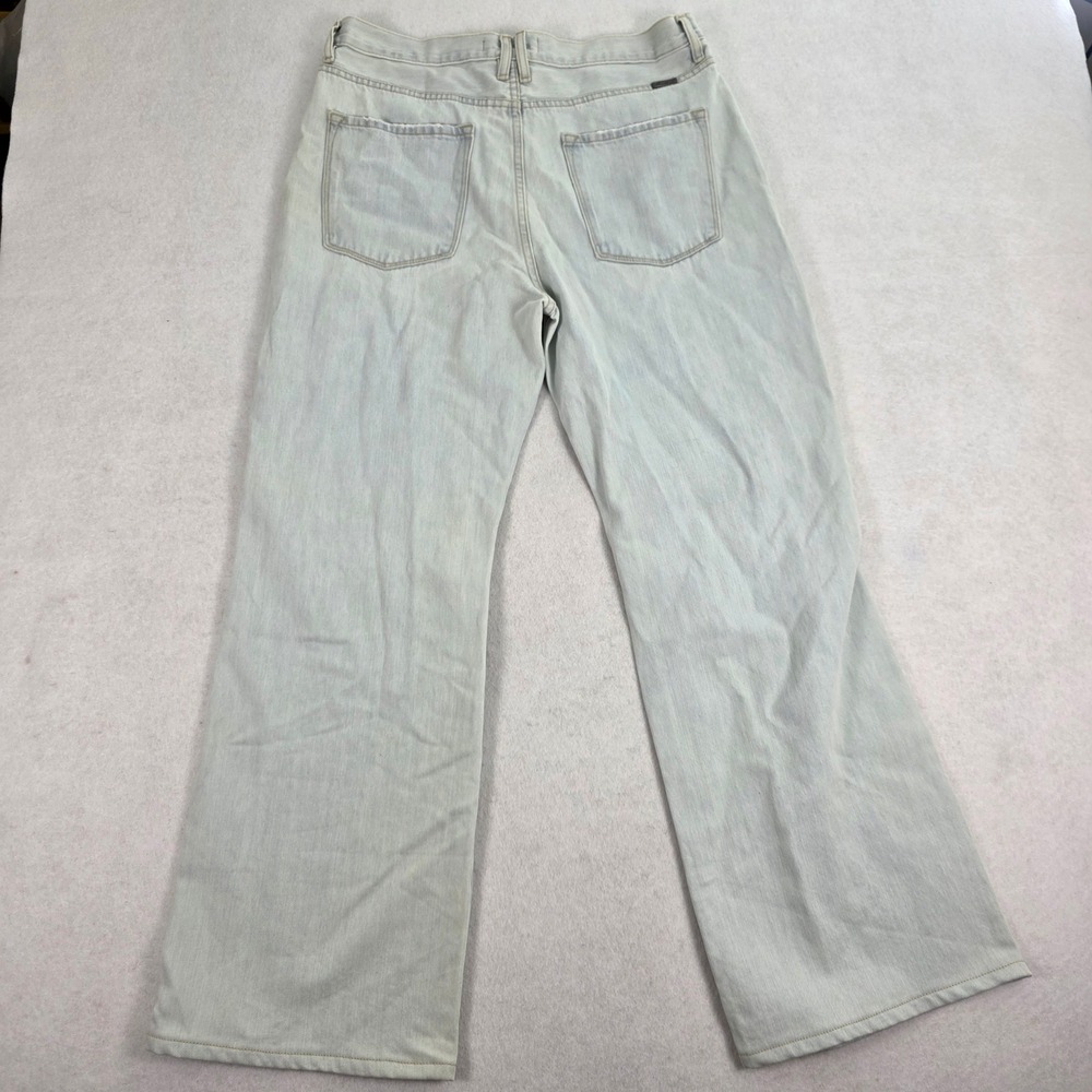 KanCan Womens Light Wash Distressed High Rise Wide Leg Jeans Size 13/30 0171 - Picture 4 of 11